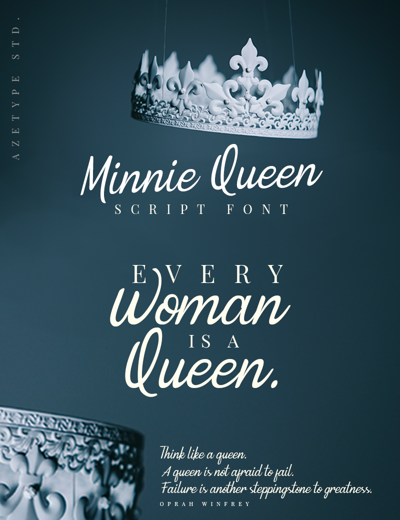 Minnie Queen font